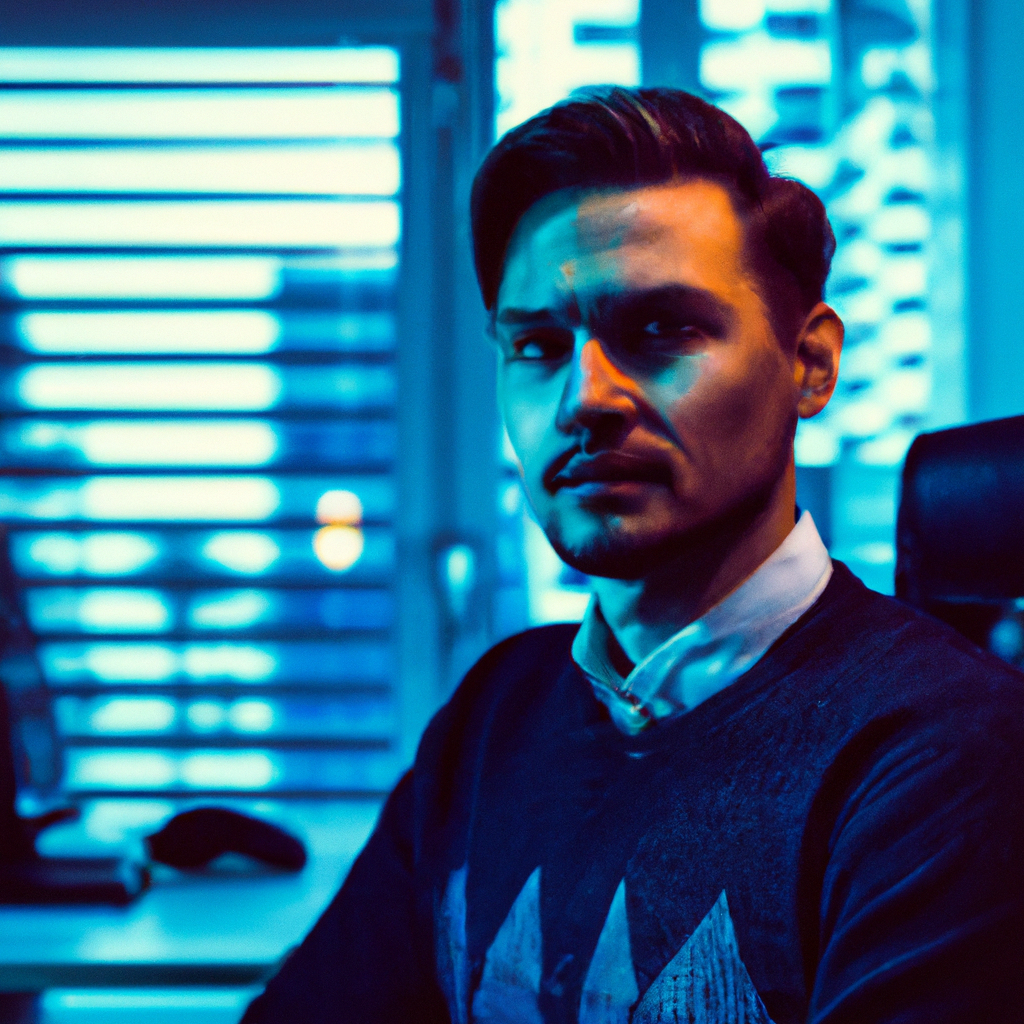 Руководитель фронтенда, портрет в студии